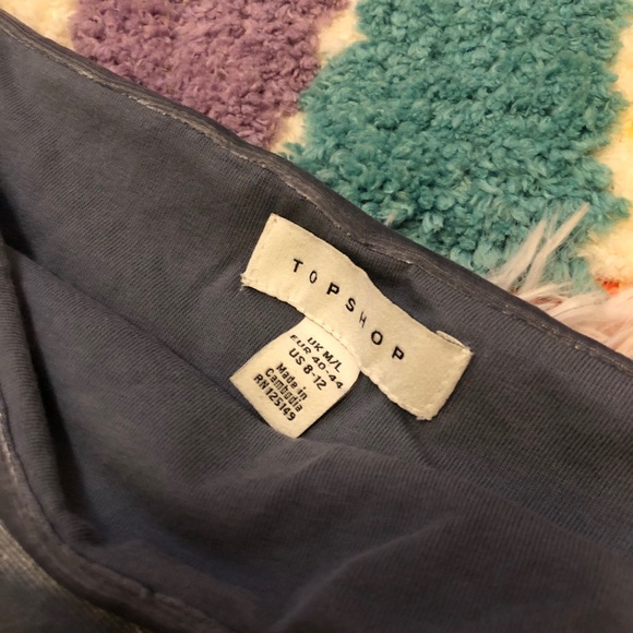 Blue Velvet Tube Top - Picture 1 of 3